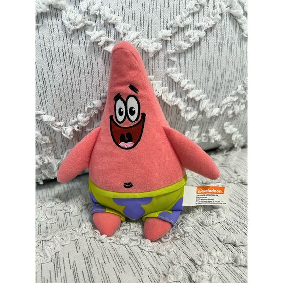 Patrick Star 2014 Nickelodeon Spongebob Squarepants Plush Toy 7 inches - Picture 1 of 3